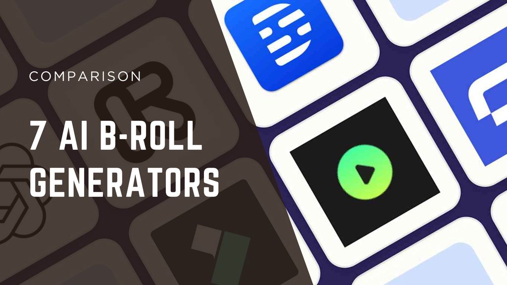AI B-roll generators automatically adding stock footage to a video editing timeline