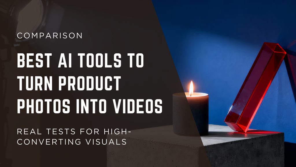 AI-generated product video created from a single product photo using photo-to-video technology