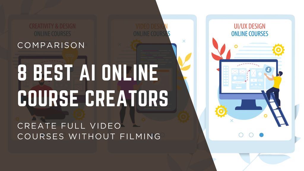 Comparison table of the best AI online course creators in 2026