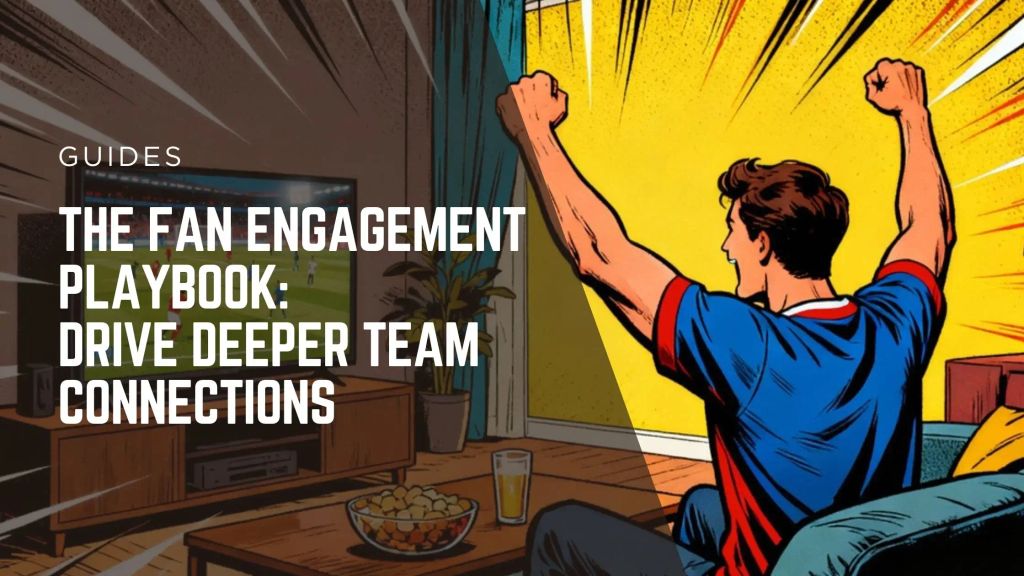 AI-generated image created with Magic Hour of a sports fan watching a game.