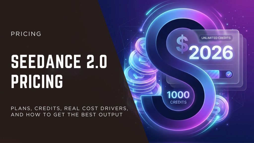 Seedance 2.0 Pricing (2026): Plans, Credits, Real Cost Drivers, and How to Get the Best Output